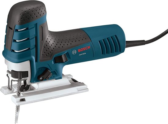 BOSCH ボッシュ 7.0 Amp Corded Variable Speed Barrel-Grip Jig Saw JS470EB with Carrying Case,Blue