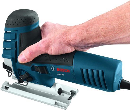 BOSCH ボッシュ 7.0 Amp Corded Variable Speed Barrel-Grip Jig Saw JS470EB with Carrying Case,Blue_2