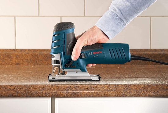 BOSCH ボッシュ 7.0 Amp Corded Variable Speed Barrel-Grip Jig Saw JS470EB with Carrying Case,Blue_3