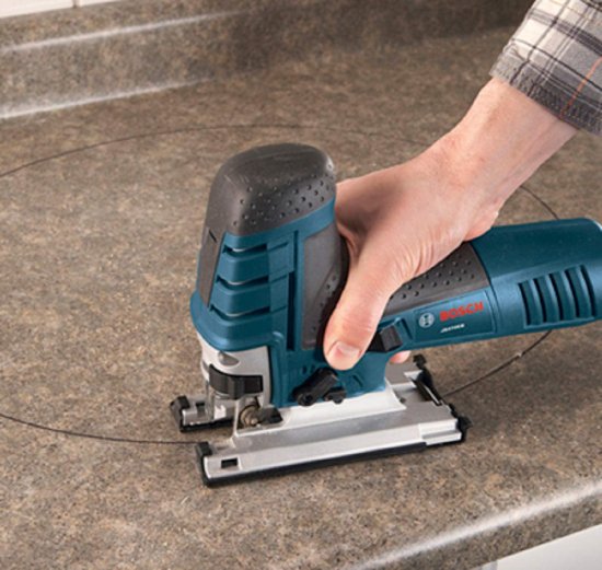 BOSCH ボッシュ 7.0 Amp Corded Variable Speed Barrel-Grip Jig Saw JS470EB with Carrying Case,Blue_4