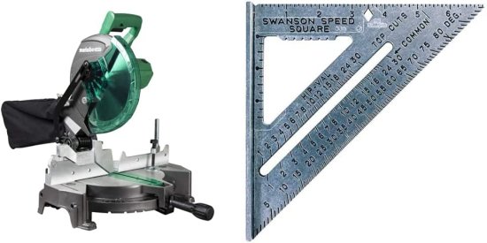 Metabo HPT C10FCGS Compound Miter Saw & Swanson Tool Co S0101 7 Inch Speed Square Tileの通販は