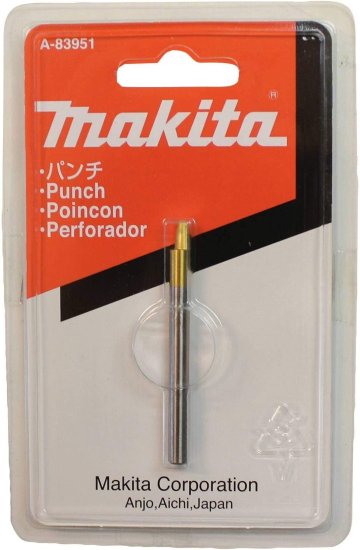 Makita マキタ JN1601 Sheet Metal Nibbler, 16 Ga, 5.0 A, 120V,Blue & A-83951 Punch for JN1601_5