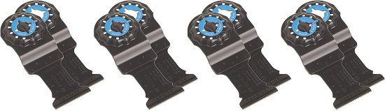 BOSCH ボッシュ Starlock Carbide Oscillating Tool Blades, Multi Tool Blades for Cutting Iron Bar, Metal, Wood with Nails, Drywall and Tile, 10-Pa
