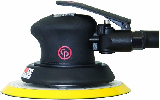 Chicago Pneumatic CP7215 Random Orbital Sander - 3/8 Orbit- 6-Inch Pad