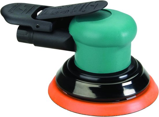 Dynabrade 59035 5-Inch Non-Vacuum Dynorbital-Spirit Random Orbital Sander, Teal