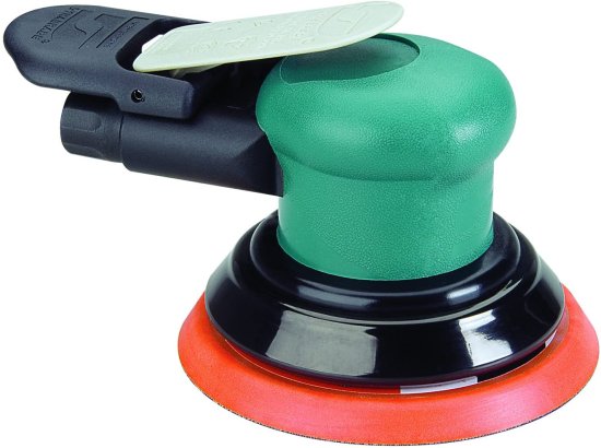 Dynabrade (59020) Dynorbital-Spirit 5" (127 mm) Diameter Random Orbital Sander, Non-Vacuum | 3/16" (5 mm) Diameter Orbit | 12000 RPM Pneumatic M