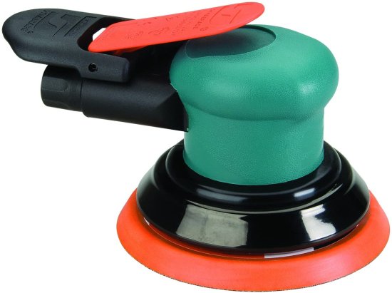 Dynabrade 59005 5-Inch Non-Vacuum Dynorbital-Spirit Random Orbital Sander, Teal