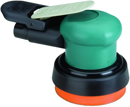 Dynabrade Air Random Orbit Sander,0.25HP,3-1/2 In, teal, 59015