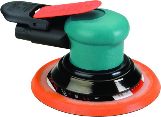 Dynabrade 59010 6-Inch Dynorbital-Spirit Random Orbital Sander, Silver