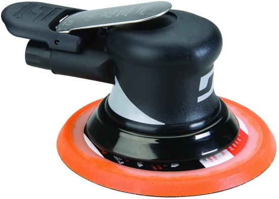 Dynabrade, 56826, Air Random Orbital Sander, 0.28HP, 6 In. , Black