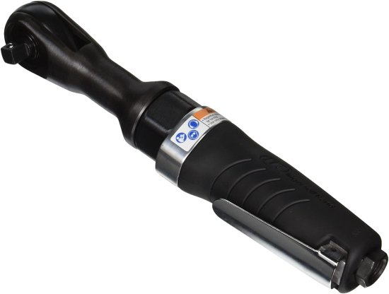 Ingersoll Rand 170G Edge Series 3/8” Drive Air Ratchet Wrench, 55 ft lbs Max Torque Output, 170 RPM, Comfort Grip, Lightweight, Compact, Black