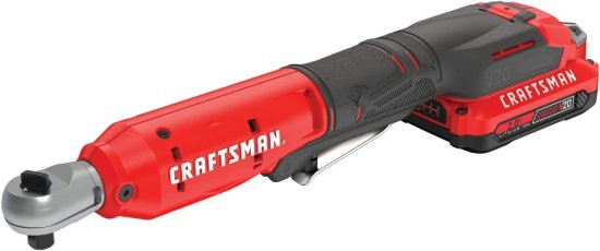 CRAFTSMAN CMCF930D1 V20* Cordless 3/8 in. Drive Ratchet Kit (1 Battery)