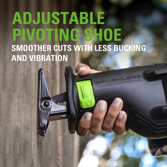 Greenworks 24V Brushless Reciprocating Saw Kit, 4Ah USB (Power Bank) Battery and Charger_4