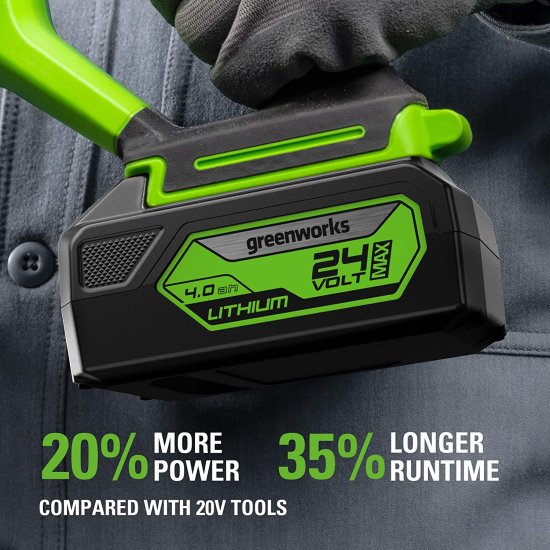 Greenworks 24V Brushless Reciprocating Saw Kit, 4Ah USB (Power Bank) Battery and Charger_5