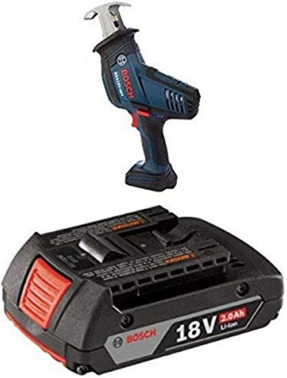 BOSCH ボッシュ GSA18V-083B 18 V Compact Reciprocating Saw Bare Tool with 2.0 AH battery