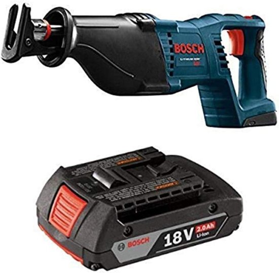 BOSCH ボッシュ Bare-Tool CRS180B 18-Volt Lithium-Ion Reciprocating Saw with 2.0 AH battery