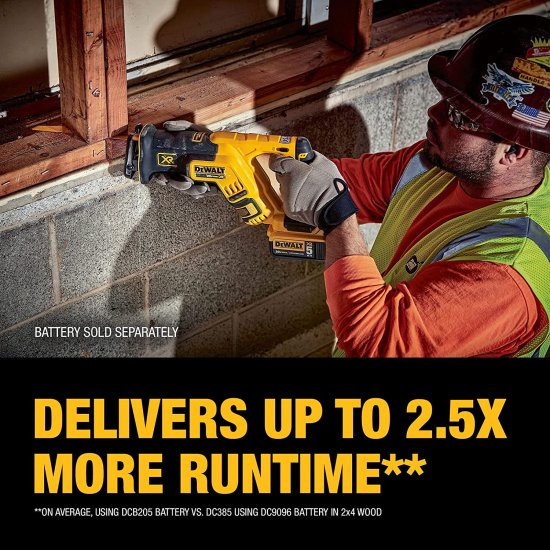 Dewalt デウォルト 20V MAX* XR Reciprocating Saw, Compact, Tool Only (DCS367B)_2