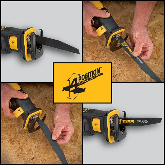 Dewalt デウォルト 20V MAX* XR Reciprocating Saw, Compact, Tool Only (DCS367B)_4