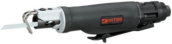 Dynabrade (RS1) Straight Line Reciprocating Saw | 3/8" Stroke Length, 9000 SPM Pneumatic Motor | Cuts Plastics, Fiberglass, Composites, Aluminum