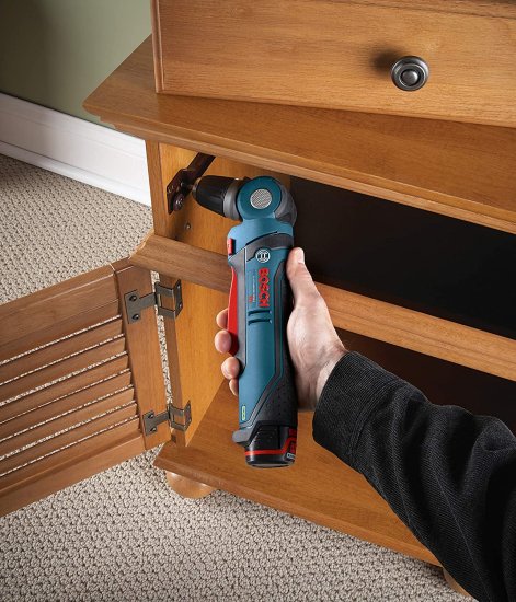 BOSCH ボッシュ PS11N 12V Max 3/8 In. Angle Drill (Bare Tool), Blue_5