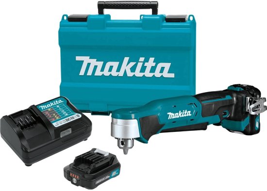 Makita マキタ AD03R1 12V max CXT Right Angle Drill Kit, 3/8"