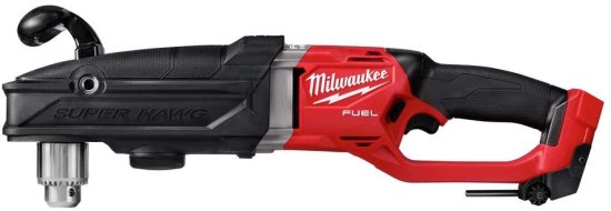 Milwaukee 2809-20 M18 FUEL 18-Volt Lithium-Ion Brushless Cordless GEN 2 Super Hawg 1/2 in. Right Angle Drill (Tool-Only)