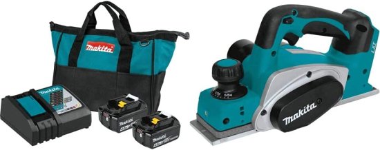 Makita マキタ BL1840BDC2 18V LXT Lithium-Ion Battery and Rapid Optimum Charger Starter Pack (4.0Ah) with XPK01Z 18V LXT Lithium-Ion Cordless 3-1
