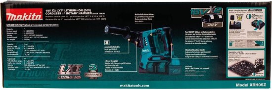 Makita マキタ XRH05Z 18V X2 LXT Lithium-Ion (36V) Cordless 1-Inch