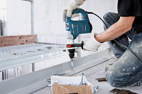 BOSCH ボッシュ RH432VCQ 1-1/4-Inch SDS-Plus Rotary Hammer Kit , Blue_5