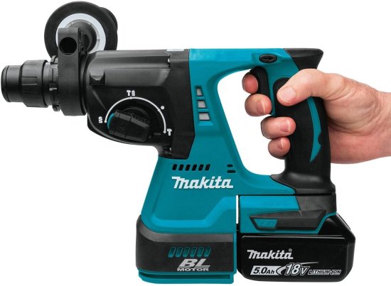 Makita マキタ XRH01T 18V LXT Lithium-Ion Brushless Cordless 1" Rotary Hammer Kit (5.0Ah)_2