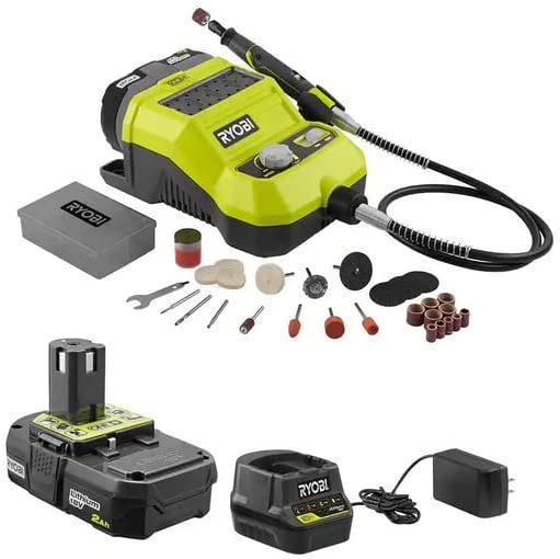 RYOBI P460SB ONE+ 18V Cordless Rotary Tool with 2.0 Ah Battery and Chargerの通販は