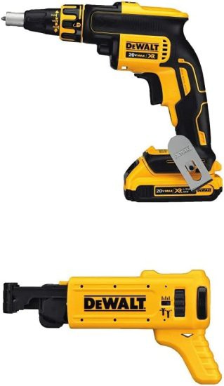 Dewalt デウォルト DCF620D2 2.0AH 20-volt MAX XR Li-Ion Brushless Drywall ScrewGun with Drywall ScrewGun Cordless Collated Attachmentの通販は