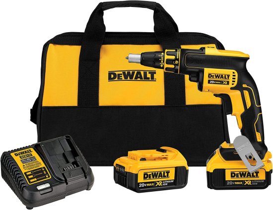 Dewalt デウォルト 20V MAX* XR Drywall Screw Gun, Brushless, 4.0-Amp Hour (DCF620M2)