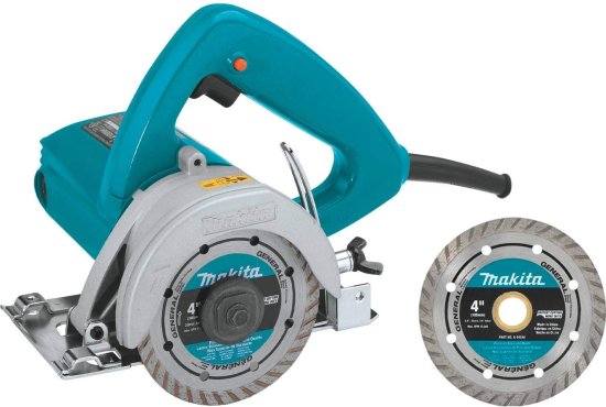Makita マキタ 4100NHX1 4-3/8" Masonry Saw, with 4" Diamond Blade