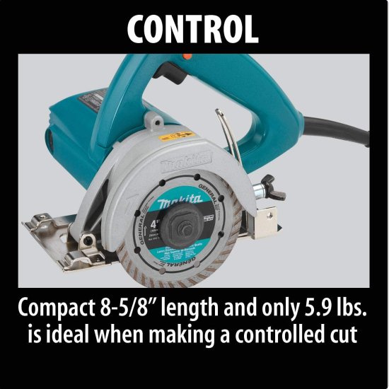 Makita マキタ 4100NHX1 4-3/8" Masonry Saw, with 4" Diamond Blade_3