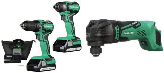 Metabo HPT Cordless 18V Drill and Impact Driver Combo Kit w/Cordless  Oscillating Multi-Tool (Tool Only)の通販は