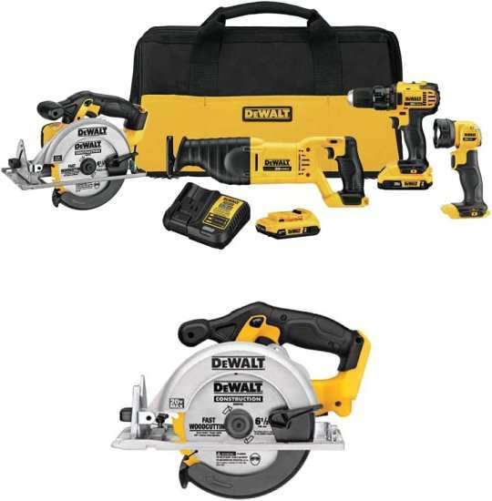 Dewalt デウォルト DCK423D2 20V MAX 4-Tool Combo Kit and Circular Saw