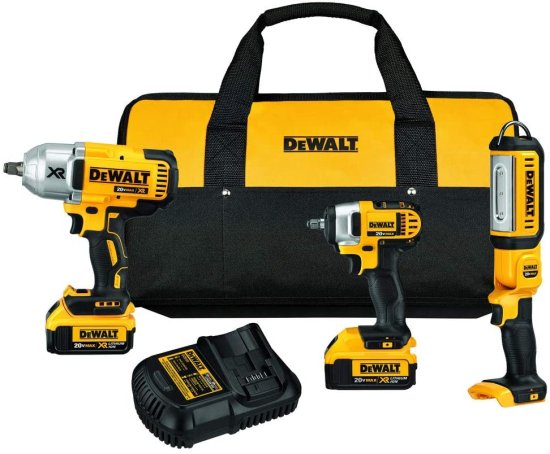 Dewalt デウォルト 20V MAX Cordless Tools Combo Kit 3-Tool (DCK398HM2)