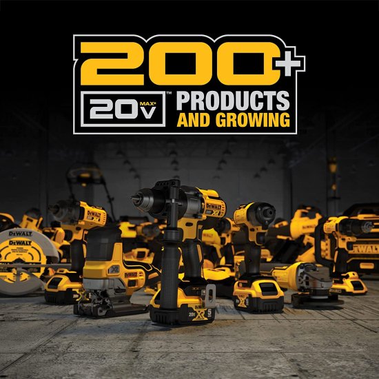 Dewalt デウォルト 20V MAX* Cordless Drill Combo Kit , 5-Tool (DCK551D1M1)_8
