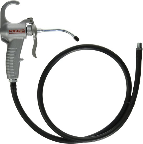 RIDGID 72327 418 Oiler Gun, All-Weather Pipe Threading Oiler Gun with Simple 2-Finger Trigger Design, heavy-duty 1-Gallon Capacity Reservoir and