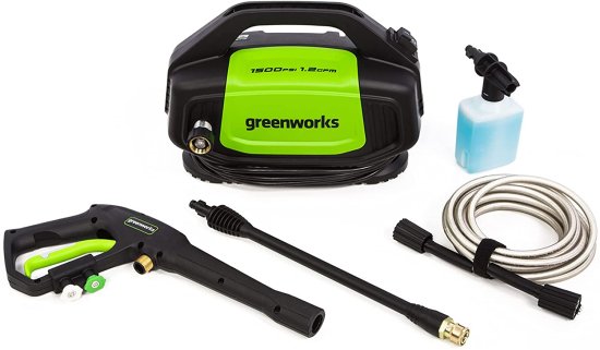 Greenworks 1500 PSI 1.2 GPM Electric Pressure Washer, GPW1502の通販は