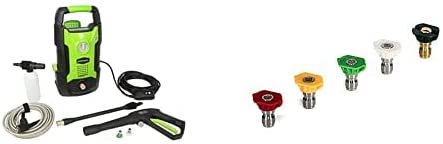 Greenworks GPW1602 1600 PSI 1.2 GPM Pressure Washer (Upright Hand-Carry) with Spray Tipsの通販は 38,500円