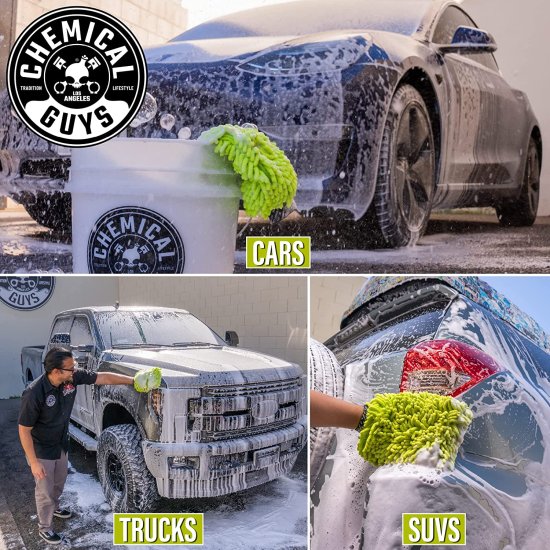 Greenworks 2000 Max PSI @ 1.1 GPM (13 Amp) Electric Pressure Washer (Black Frame) &amp; Chemical Guys Chenille Premium Scratch-Free Microfiber Wash_6