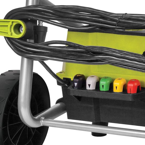 Sun Joe SPX4001-PRO 2030 MAX PSI 1.76 GPM 14.5 Amp Electric Pressure Washer and Hose Reel, Green_4