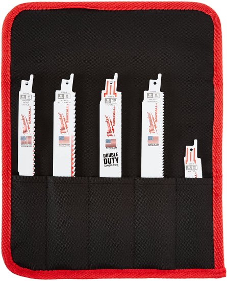 Milwaukee 49-22-1132 Sawzall Bl Mega Set - Thin Kerf &amp; Demo (32-Piece)_1
