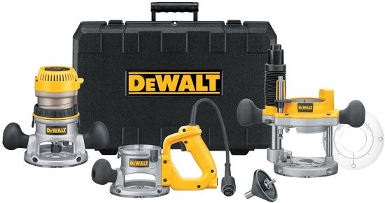 Dewalt デウォルト Router, Fixed/Plunge Base Kit, 12-Amp, 2-1/4-HP (DW618B3) 51,840円