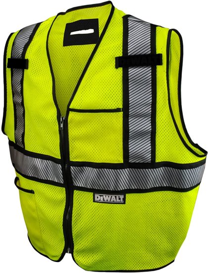Dewalt デウォルト DSV971-XL Industrial Safety Vest, Multi, One Size