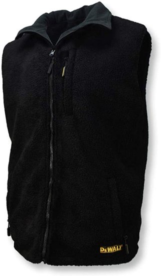 Dewalt デウォルト Unisex Heated Reversible Vest Kitted - Black - Size L_1