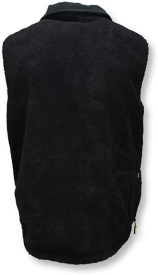 Dewalt デウォルト Unisex Heated Reversible Vest Kitted - Black - Size L_3