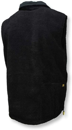Dewalt デウォルト Unisex Heated Reversible Vest Kitted - Black - Size L_4